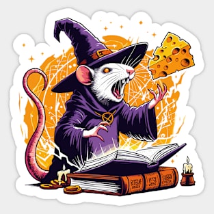 Rat Wizzard Cheese Sticker